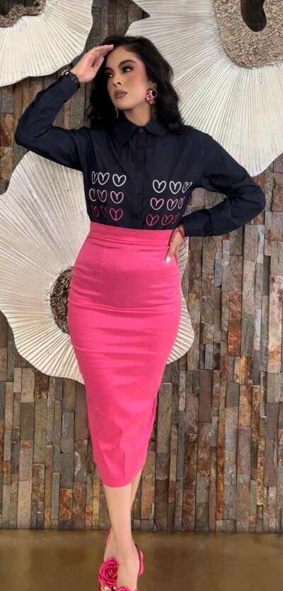 Camisa Blue Heart