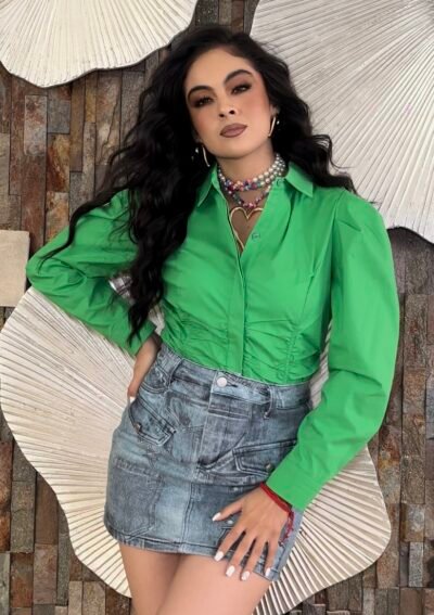 Camisa Verde Silhouette