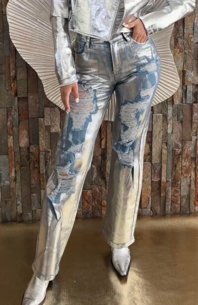Jeans Silver Distress